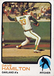 1973 Topps Baseball Cards      214     Dave Hamilton RC